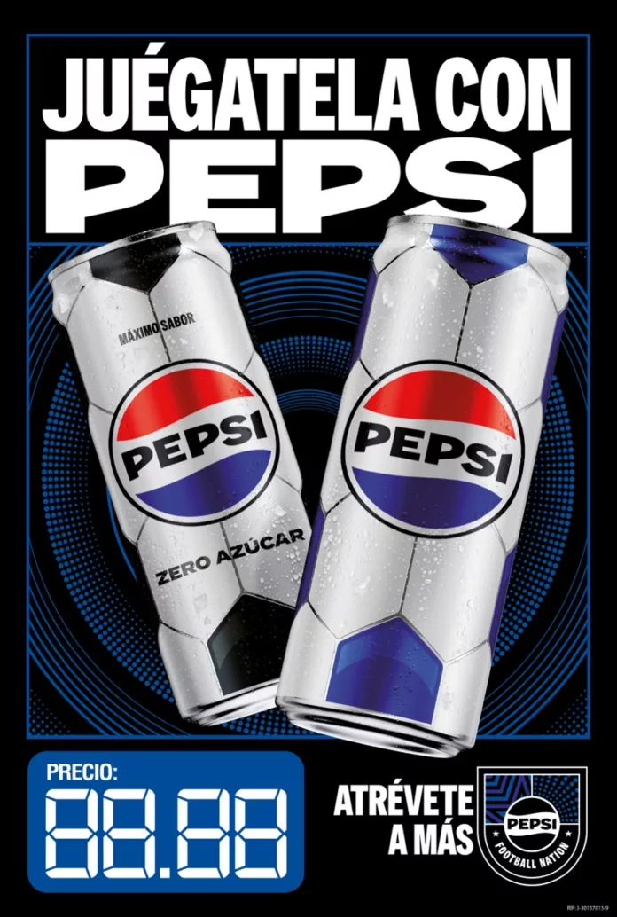 Pepsi tiene nuevas latas para disfrutar la fiesta del fútbol