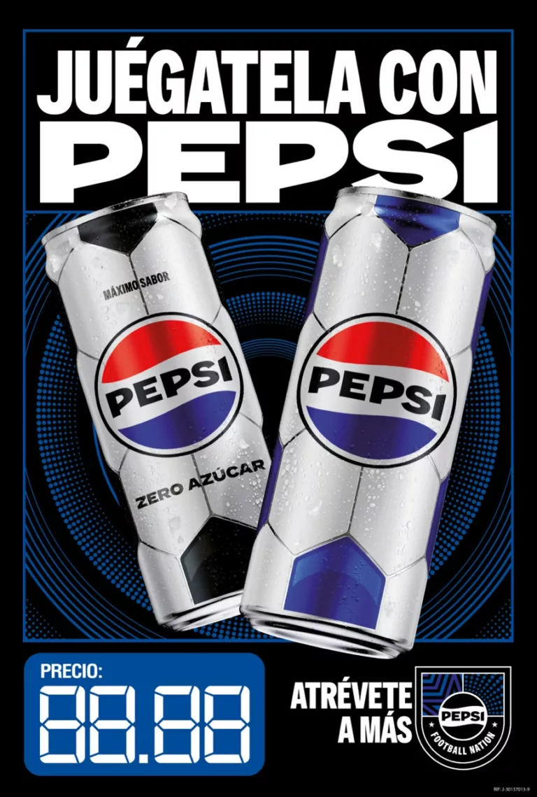 Pepsi tiene nuevas latas para disfrutar la fiesta del fútbol