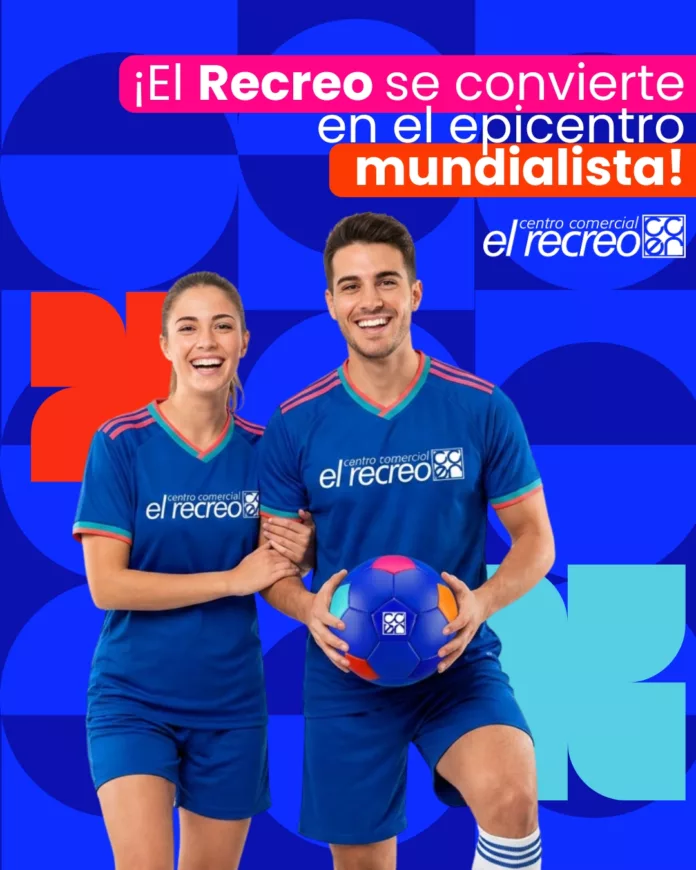 ¡El Mundial se vive en El Recreo! El centro comercial enciende su pantalla gigante con la campaña 